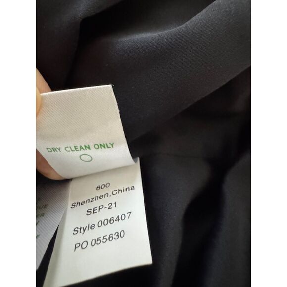 Lilly Pulitzer Cleme Silk Dress, Black/Gold, size 2. - Picture 5 of 8